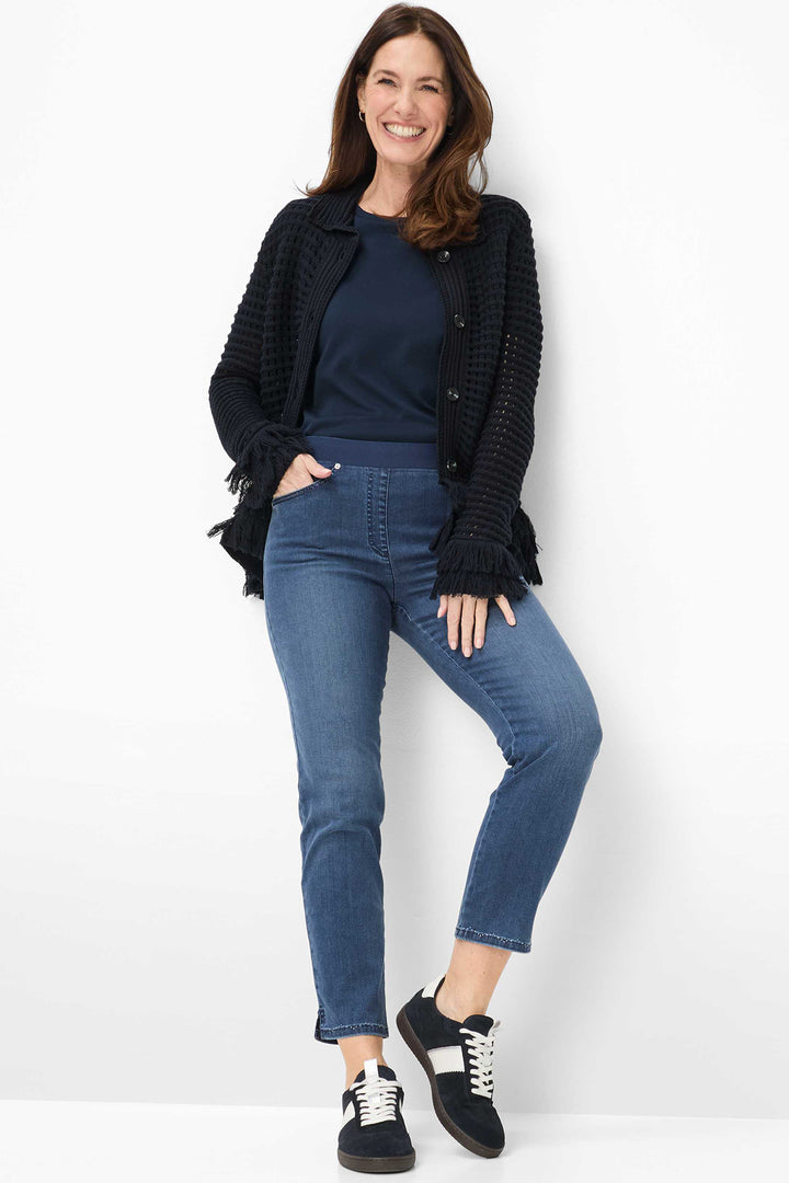 Brax Pamina 6/8 10-6300 25 10940820 Blue Stone Used Pull-On Jeans