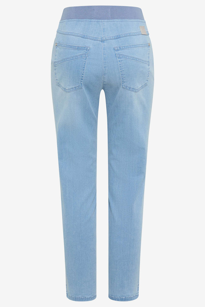 Brax Pamina 6/8 10-6300 29 10940820 Bleached Light Blue Pull-On Jeans