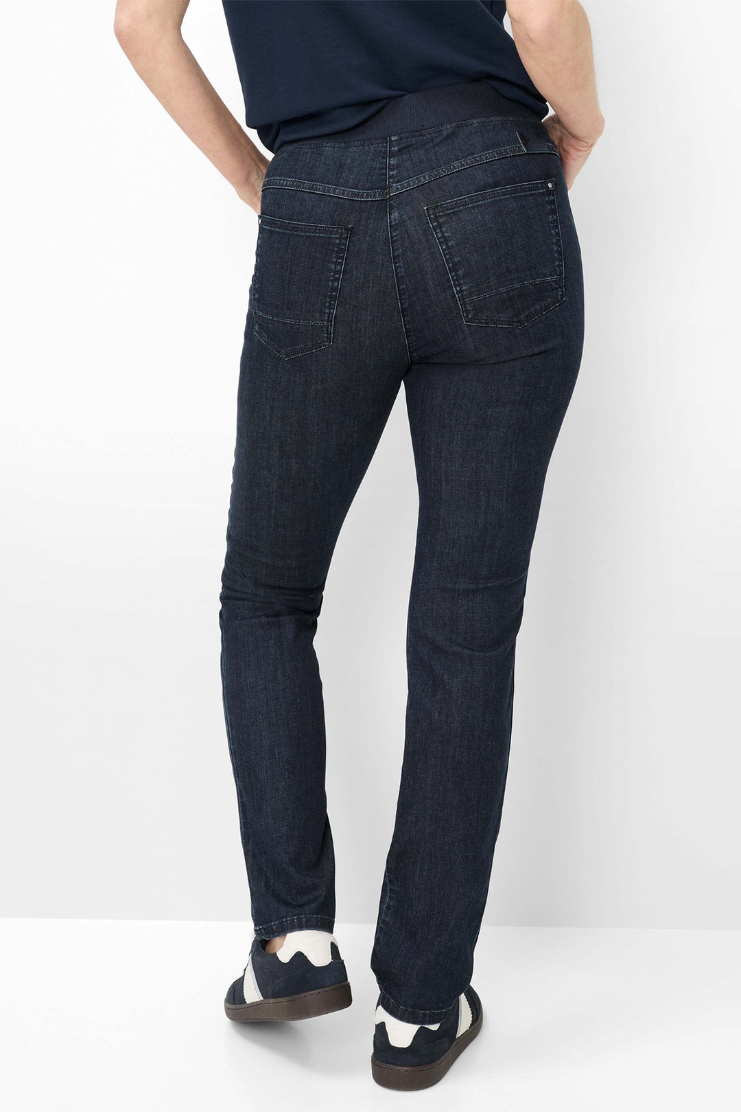 Brax Pamina Fun 11-6308 22 10918620K Denim Dark Blue Pull-On Jeans