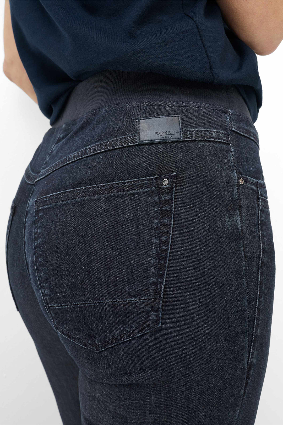 Brax Pamina Fun 11-6308 22 10918620K Denim Dark Blue Pull-On Jeans