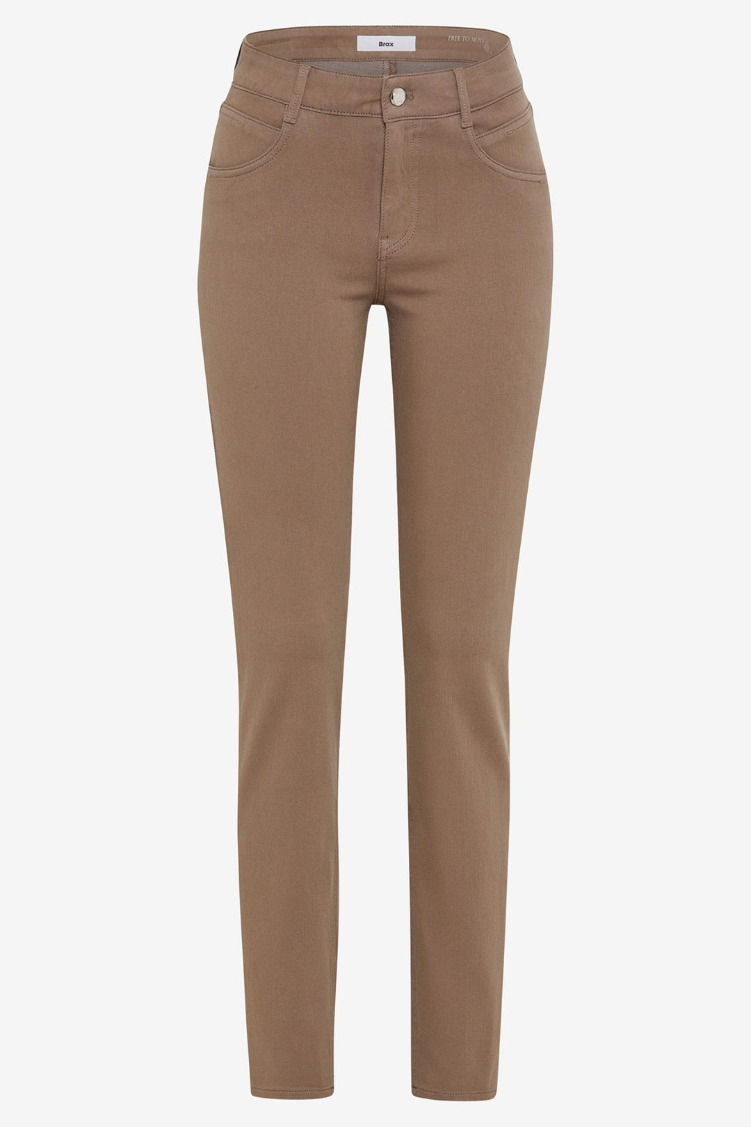 Brown pants on a white background