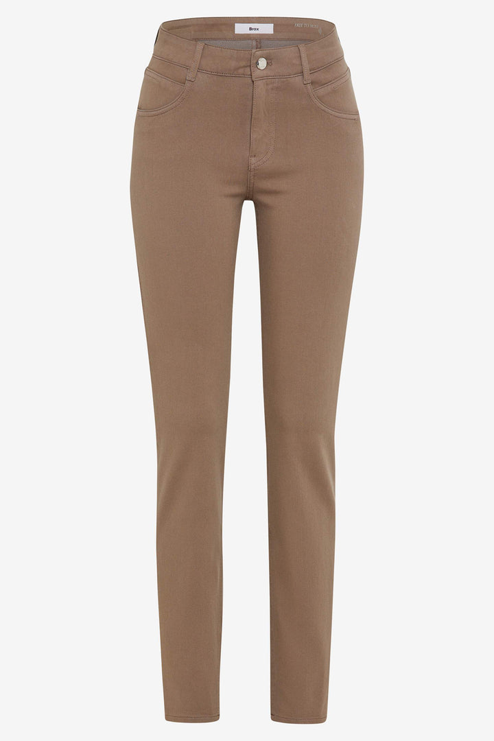 Brown pants on a white background