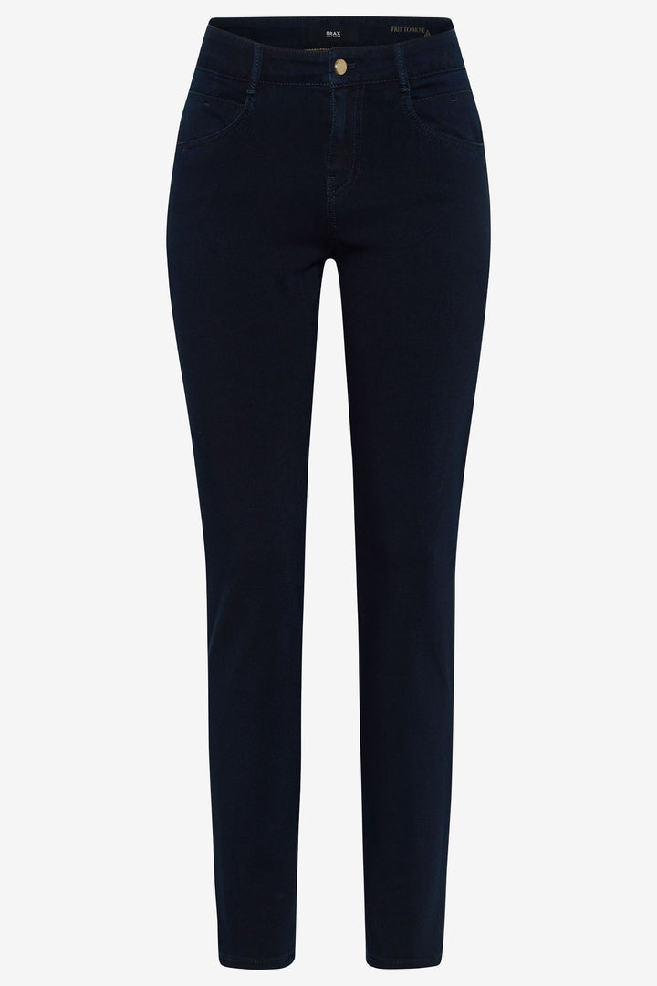 Brax Shakira Jeans Clean Blue Black Skinny Slim Fit 70-6000 09987920 22 - Shirley Allum Boutique