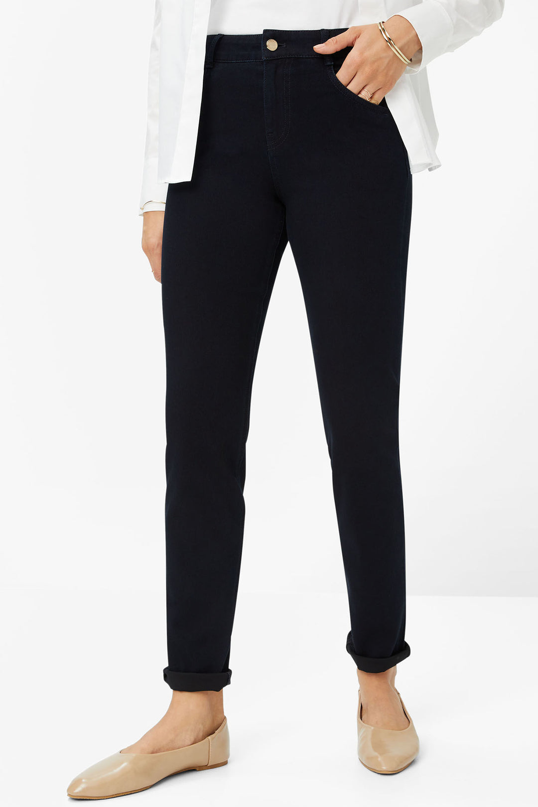 Brax Shakira Jeans Clean Blue Black Skinny Slim Fit 70-6000 09987920 22 - Shirley Allum Boutique