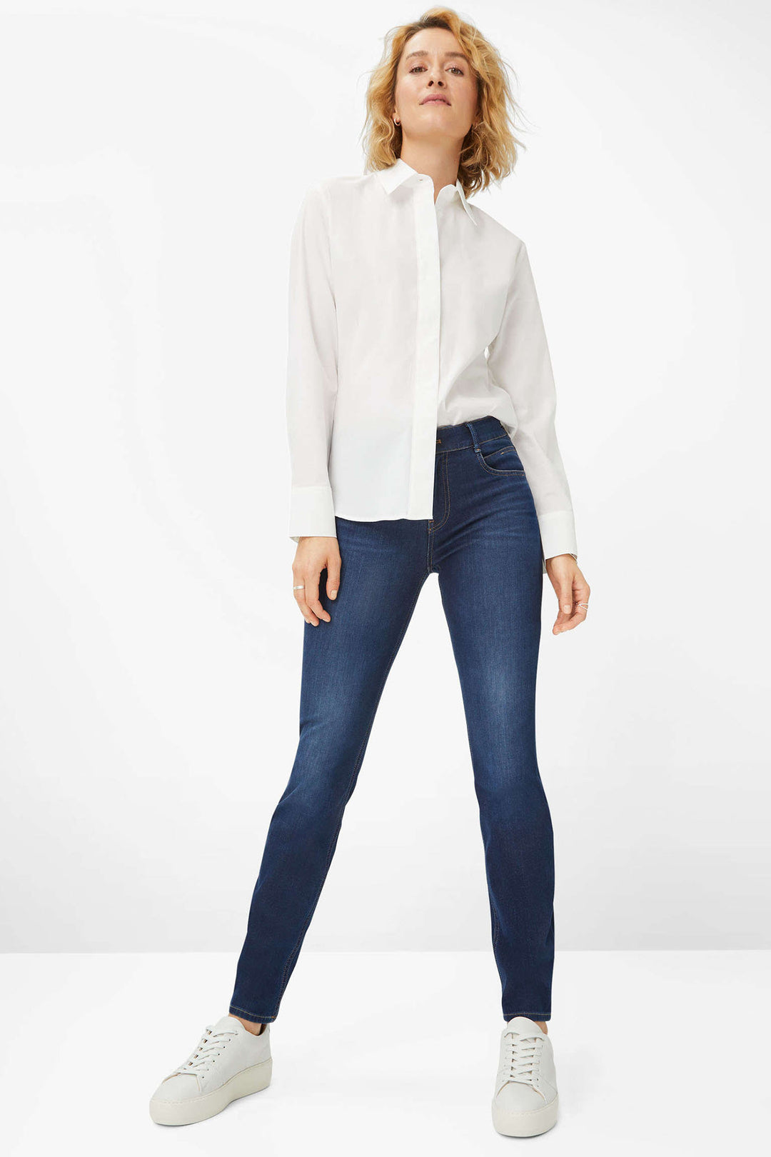 Brax Shakira Jeans Used Regular Blue Skinny Slim Fit 70-6000 09987920 24 - Shirley Allum Boutique