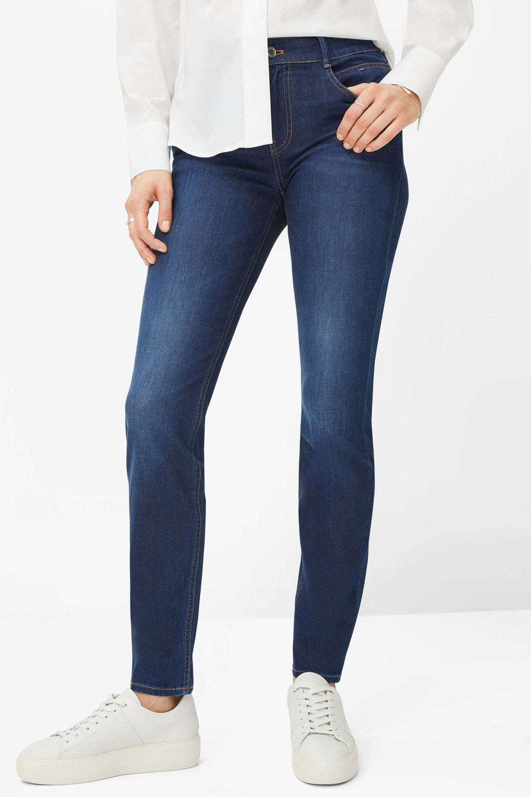 Brax Shakira Jeans Used Regular Blue Skinny Slim Fit 70-6000 09987920 24 - Shirley Allum Boutique