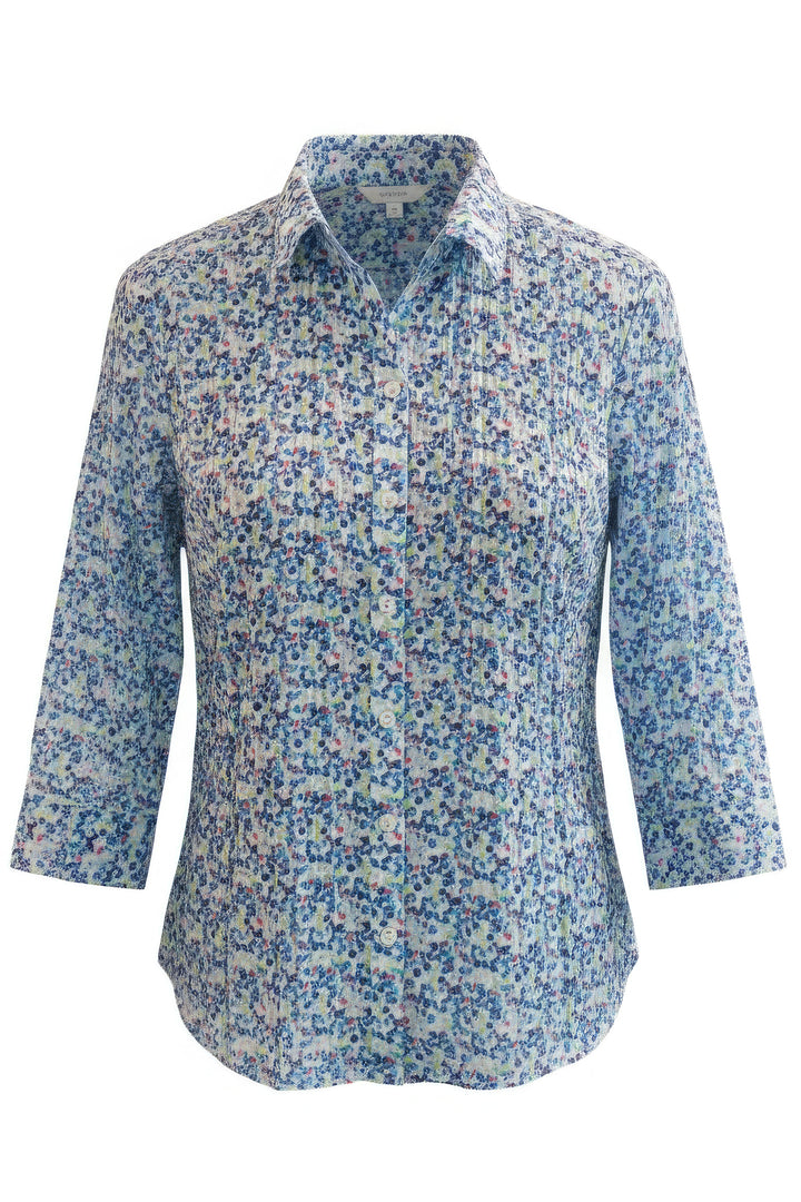 C.C Luke 2883-3-404 Blue Nele Multi Dots Shirt