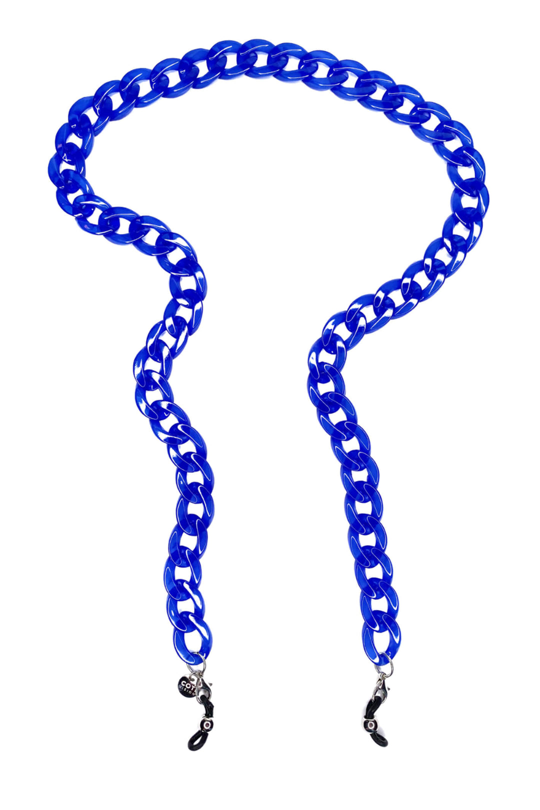 Coti Joen Crystal Cobalt Blue Glasses Chain