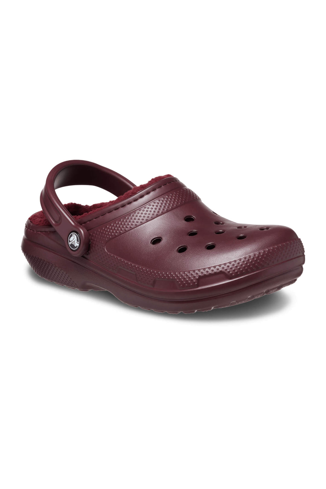 Crocs 203591 6WD Dark Cherry Classic Lined Clogs - Shirley Allum Boutique