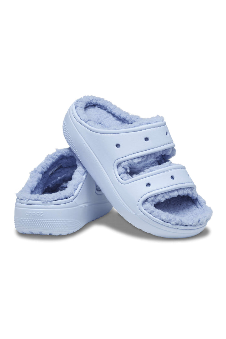 Crocs Classic Cozzzy 207446 Blue Calcite Sandal - Shirley Allum Boutique