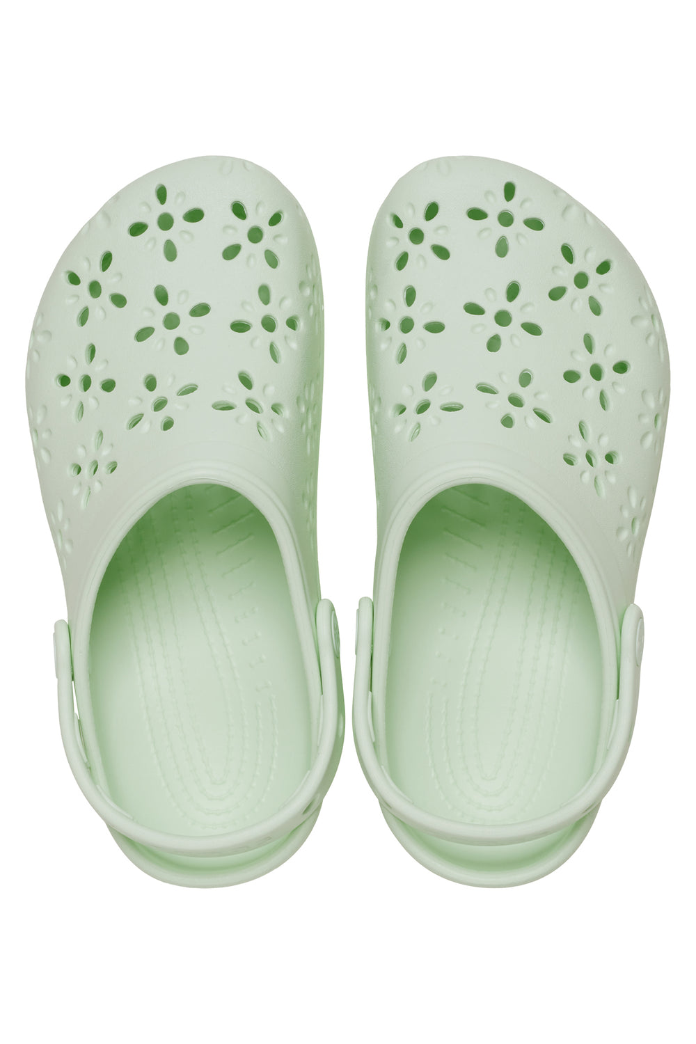 Crocs Classic Floral Cut Out Clog Jade Tint 210927-3YH - Shirley Allum Boutique