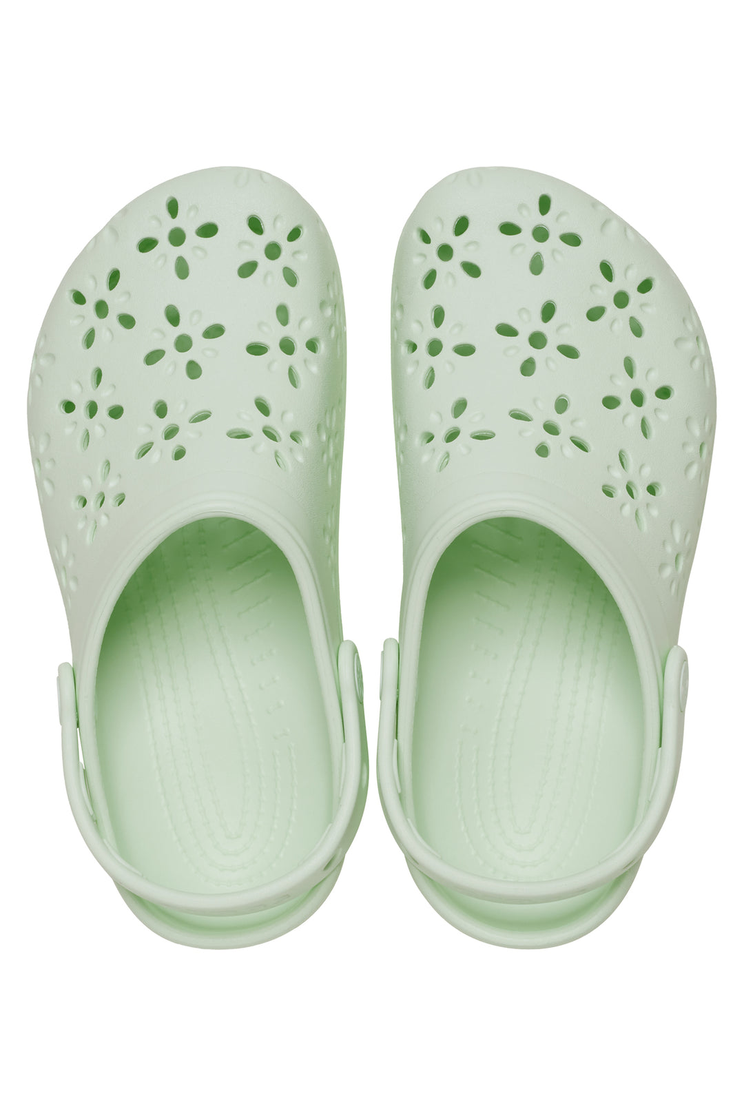 Crocs Classic Floral Cut Out Clog Jade Tint 210927-3YH - Shirley Allum Boutique