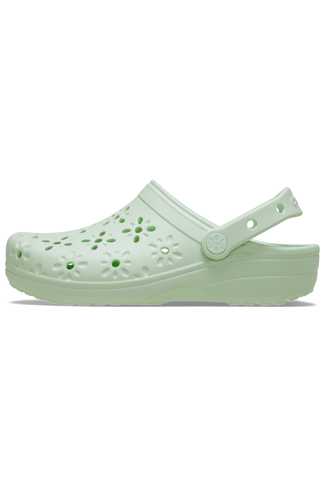 Crocs Classic Floral Cut Out Clog Jade Tint 210927-3YH - Shirley Allum Boutique