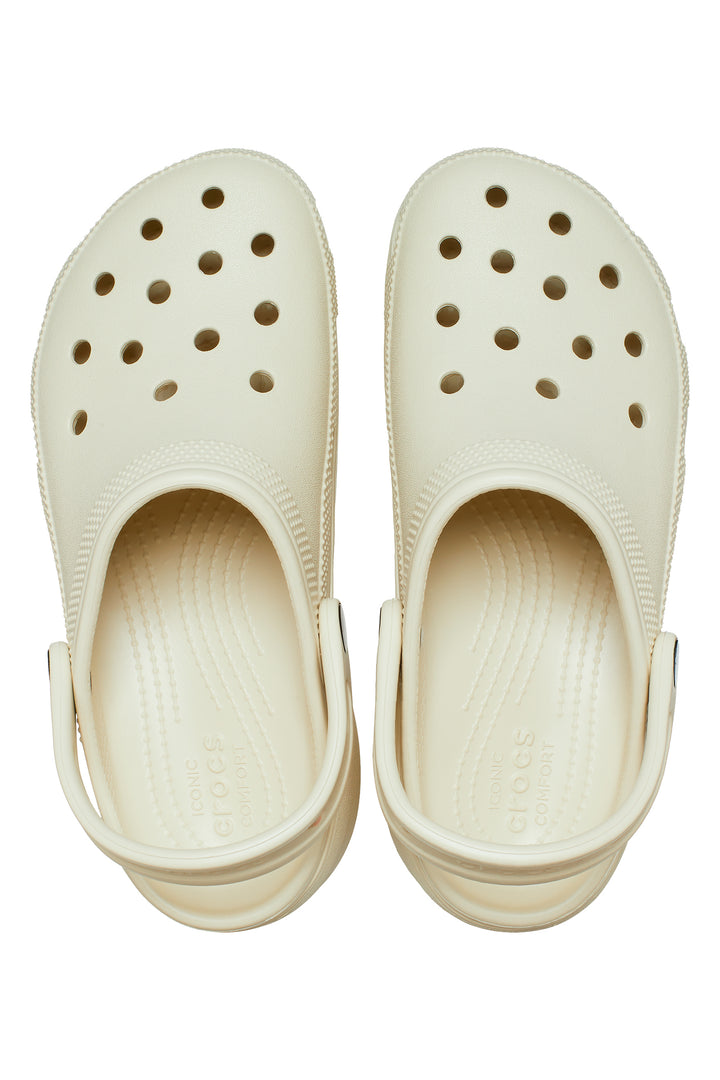 Crocs Classic Platform Clog Bone 206750-2Y2 - Shirley Allum Boutique
