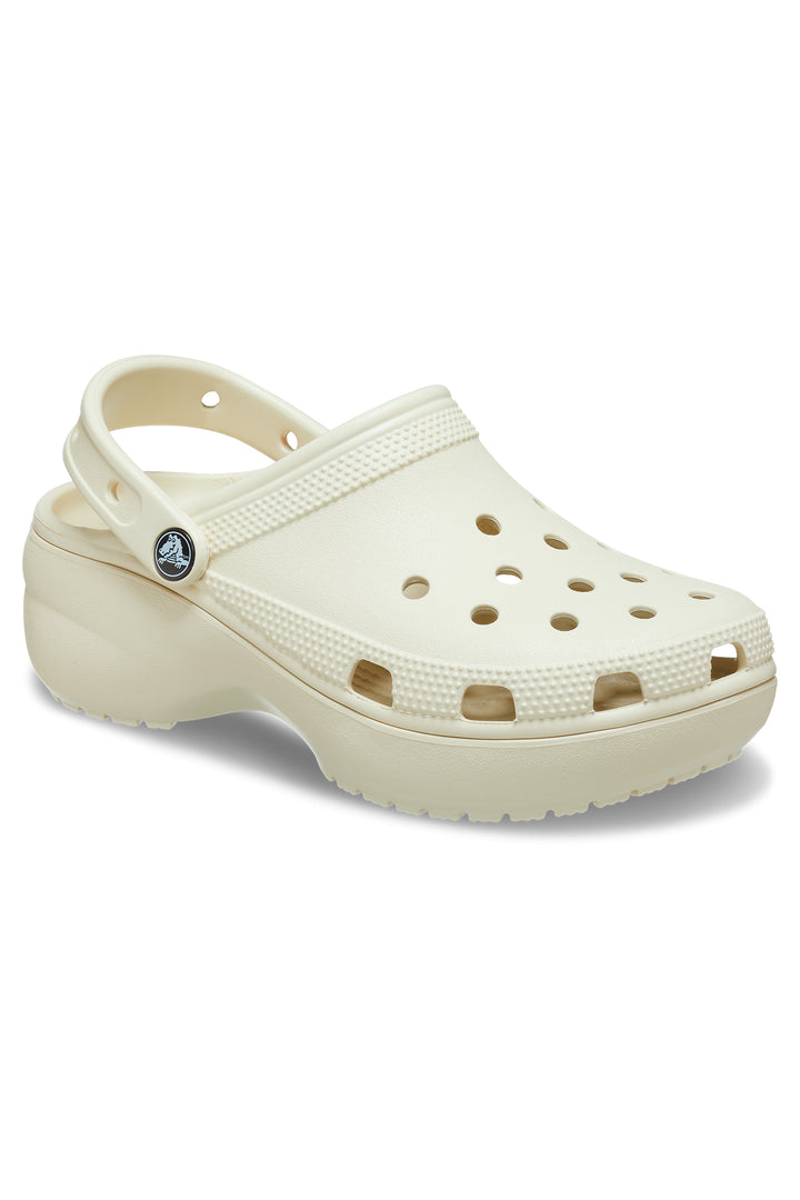 Crocs Classic Platform Clog Bone 206750-2Y2 - Shirley Allum Boutique