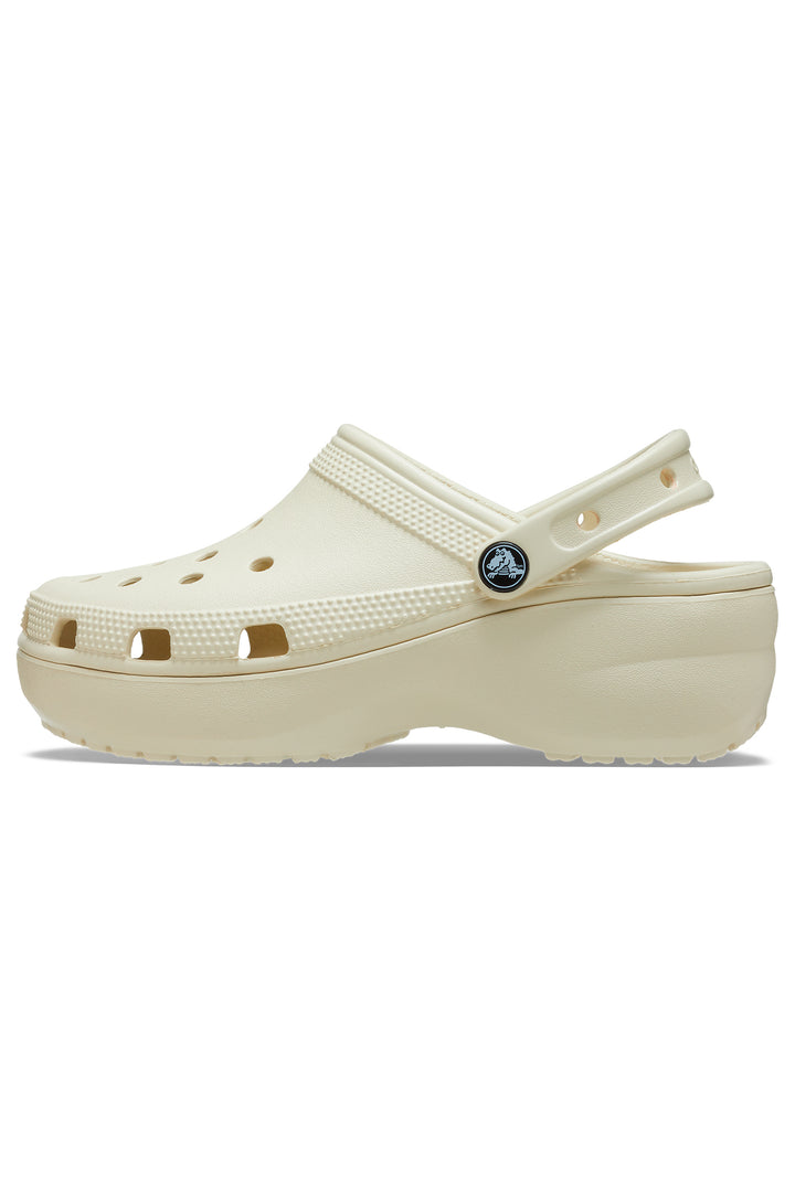 Crocs Classic Platform Clog Bone 206750-2Y2 - Shirley Allum Boutique