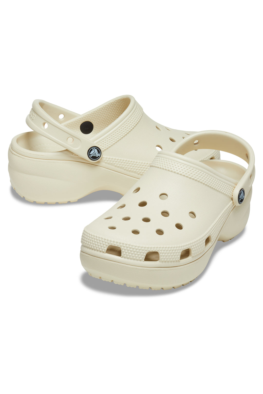 Crocs Classic Platform Clog Bone 206750-2Y2 - Shirley Allum Boutique