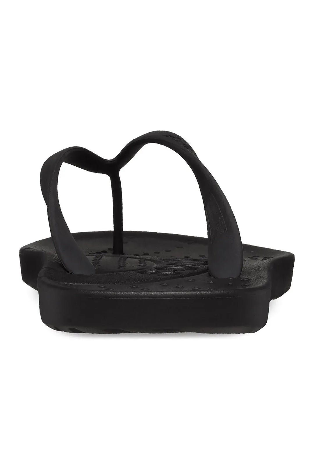 Black rubber gasket on a white background