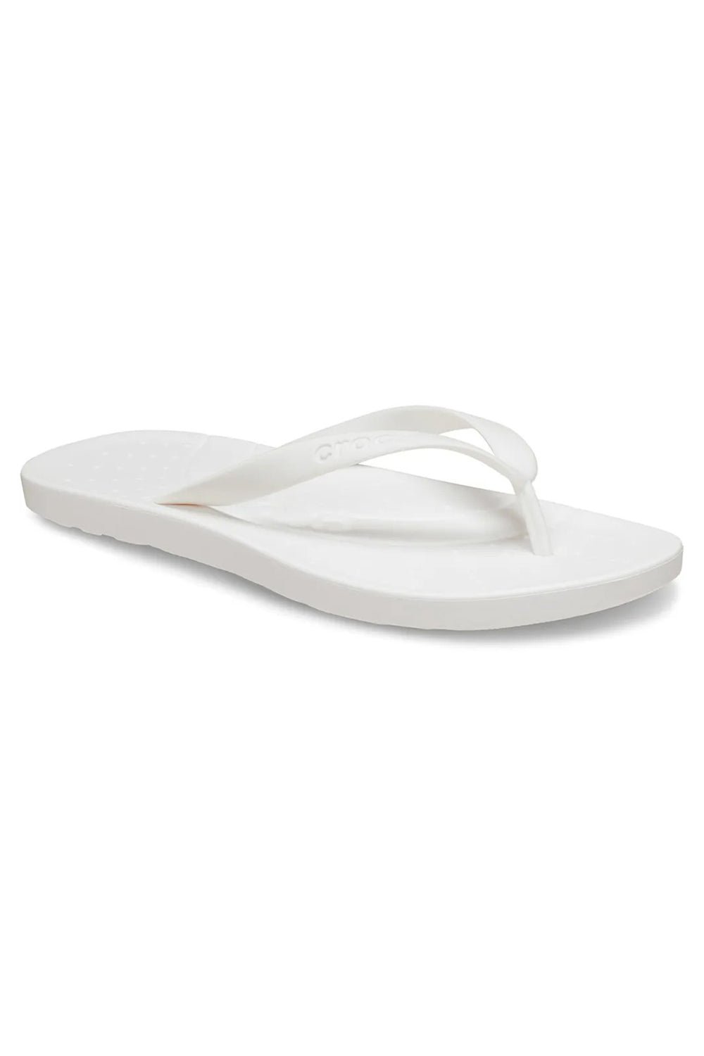 White sandal on a white background