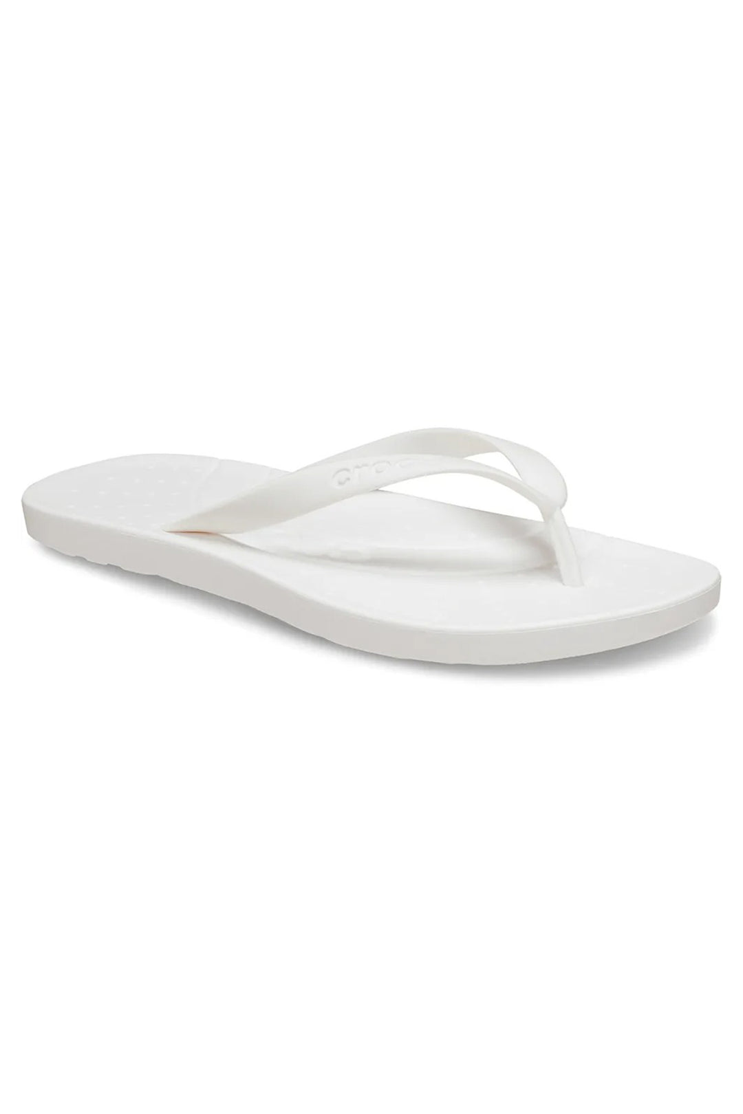 White sandal on a white background