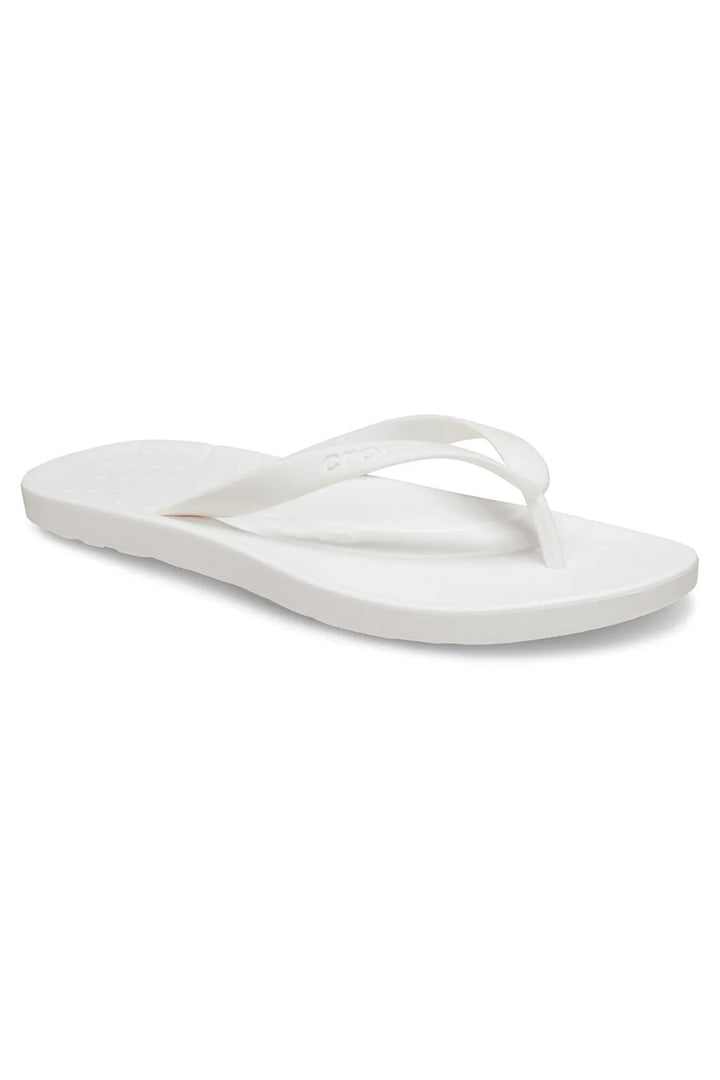 White sandal on a white background