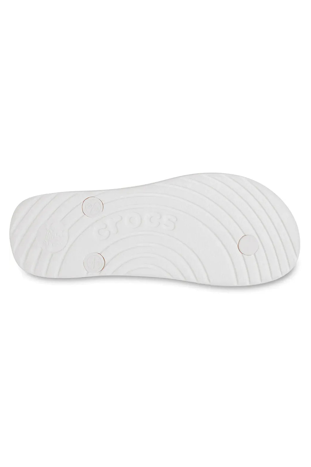 White sandal sole on a white background