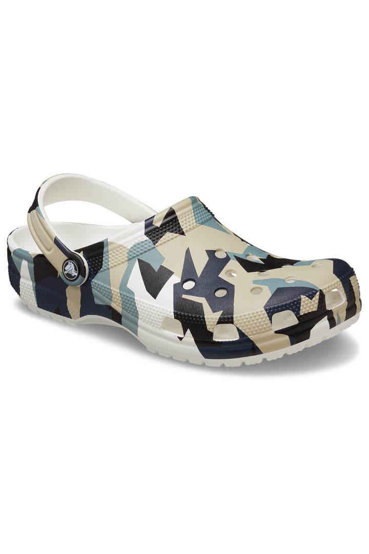 Crocs Geo Camo Clog White/Multi 211009-94S - Shirley Allum Boutique