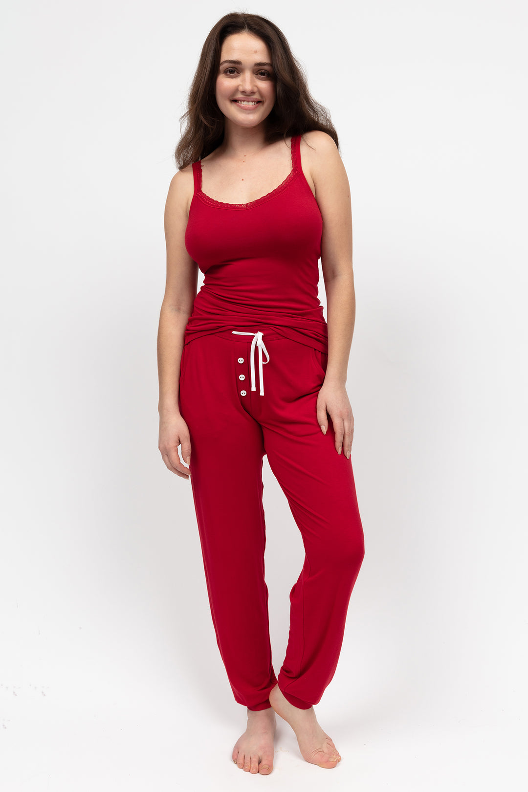 Cyberjammies 5146 Red Blaze Jersey Strappy Hidden Support Vest