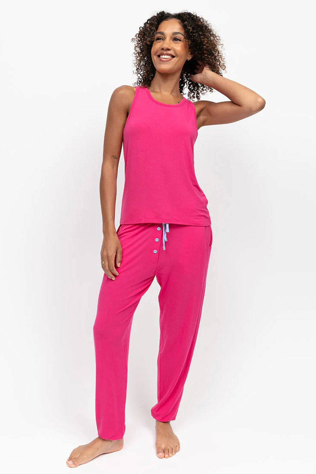 Cyberjammies 5242 Pink Chloe Jersey Pyjama Bottoms