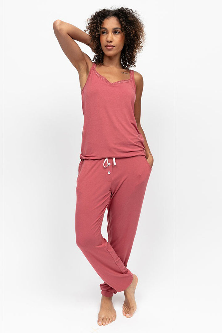 Cyberjammies 5306 Terracotta Josie Jersey Pyjama Bottoms