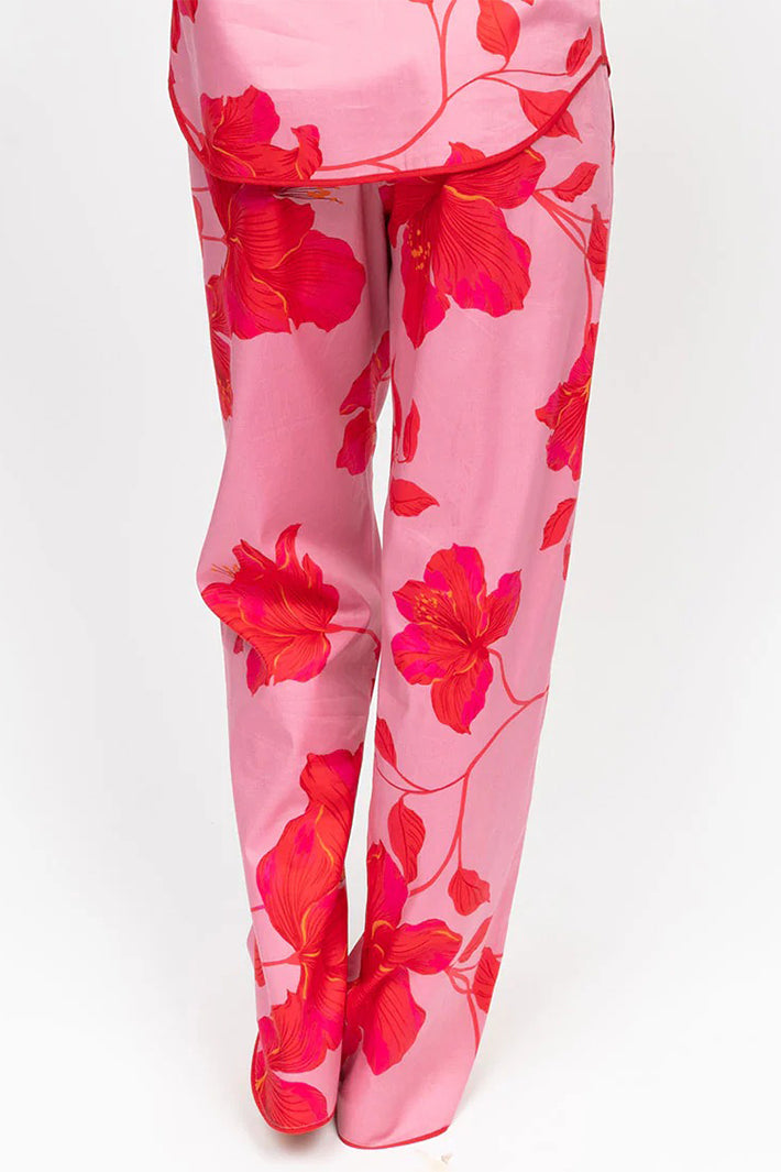 Cyberjammies 5344 Pink Pippa Floral Print Pyjama Bottoms