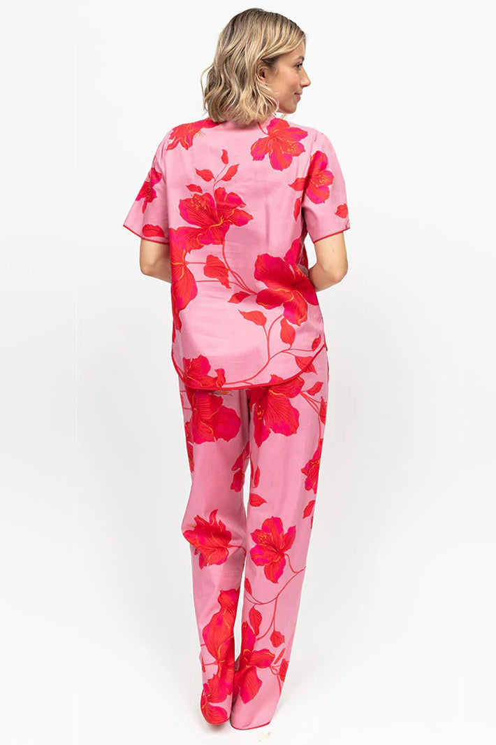 Cyberjammies 5344 Pink Pippa Floral Print Pyjama Bottoms