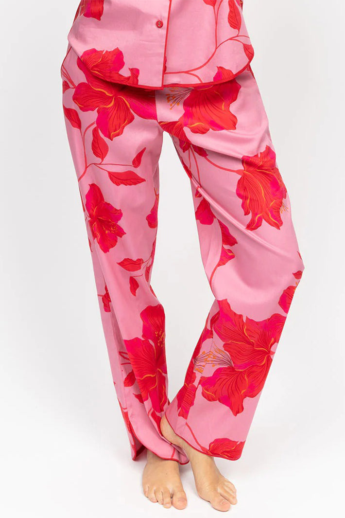 Cyberjammies 5344 Pink Pippa Floral Print Pyjama Bottoms