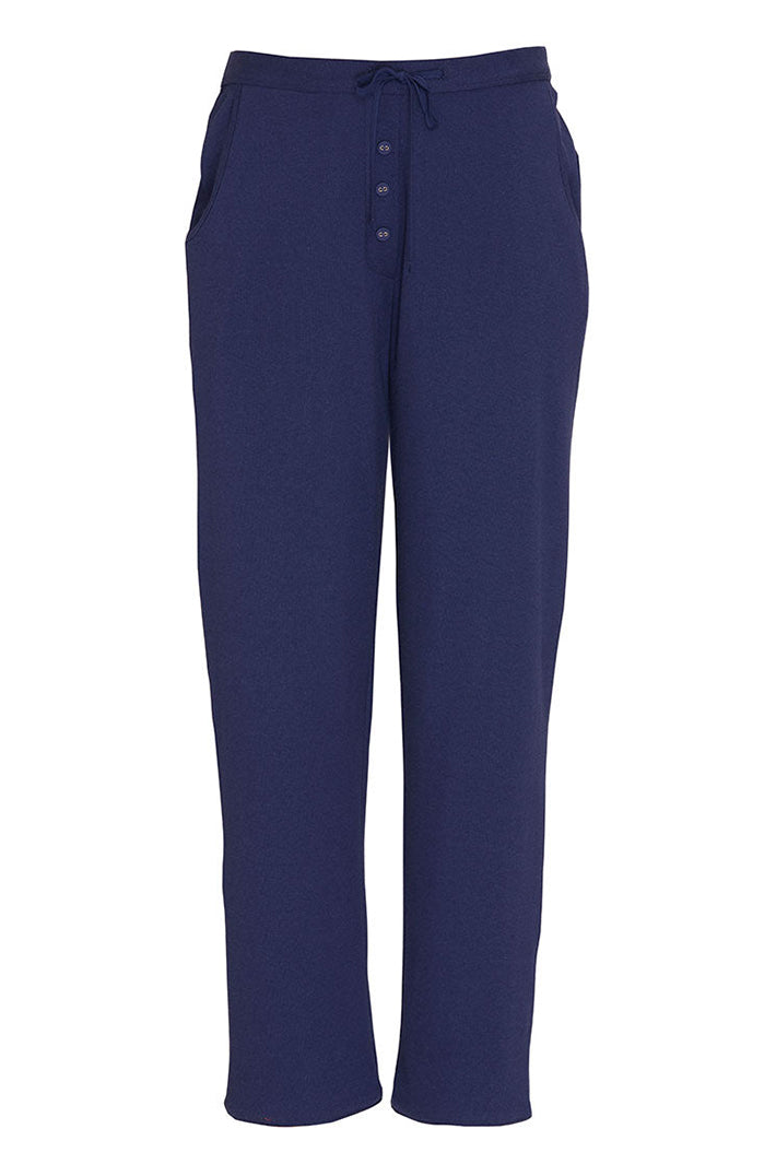 Cyberjammies 5621 Celestial Nights Navy Ribbed Jersey Pyjama Bottoms, flat lay