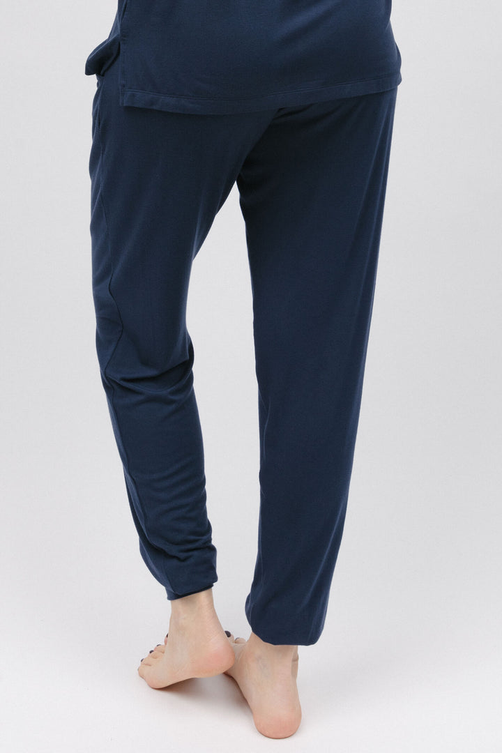 Cyberjammies 9806 Cosmo Navy Knit Pyjama Pants - Shirley Allum Boutique