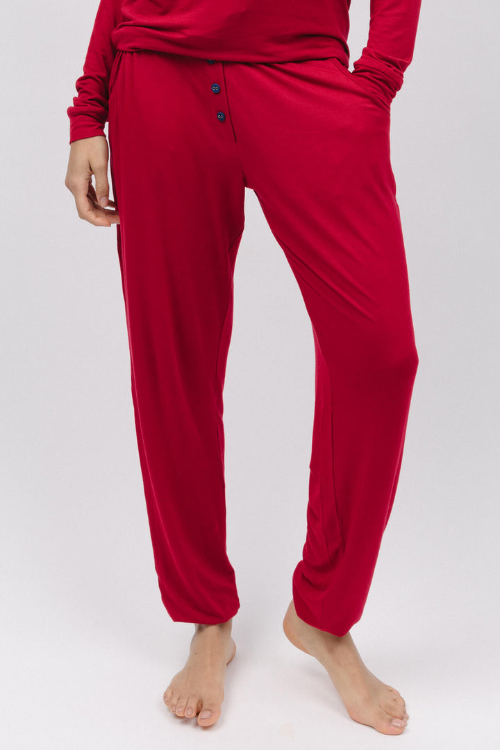 Cyberjammies 9887 Noel Red Jersey Pyjama Pants - Shirley Allum Boutique