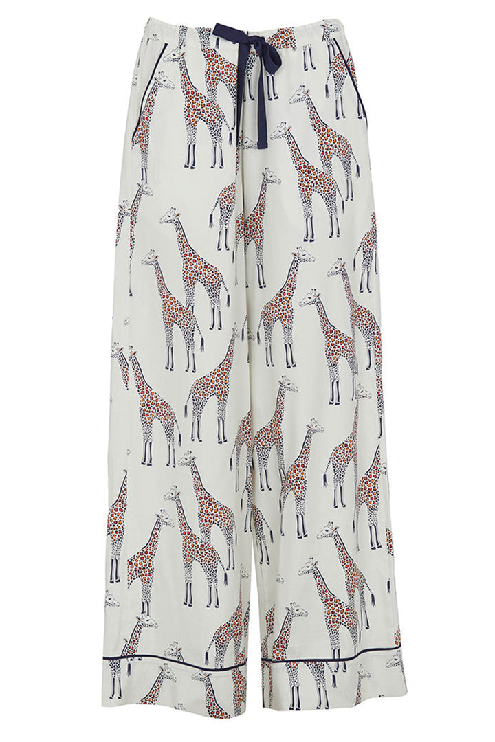 Cyberjammies Georgina Pyjama Bottoms Giraffe Print Wide Leg 0684 - Shirley Allum Boutique
