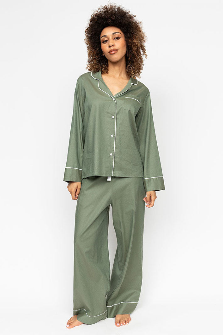 Cyberjammies Hotel Pyjama Pants Sage Green – Shirley Allum Boutique