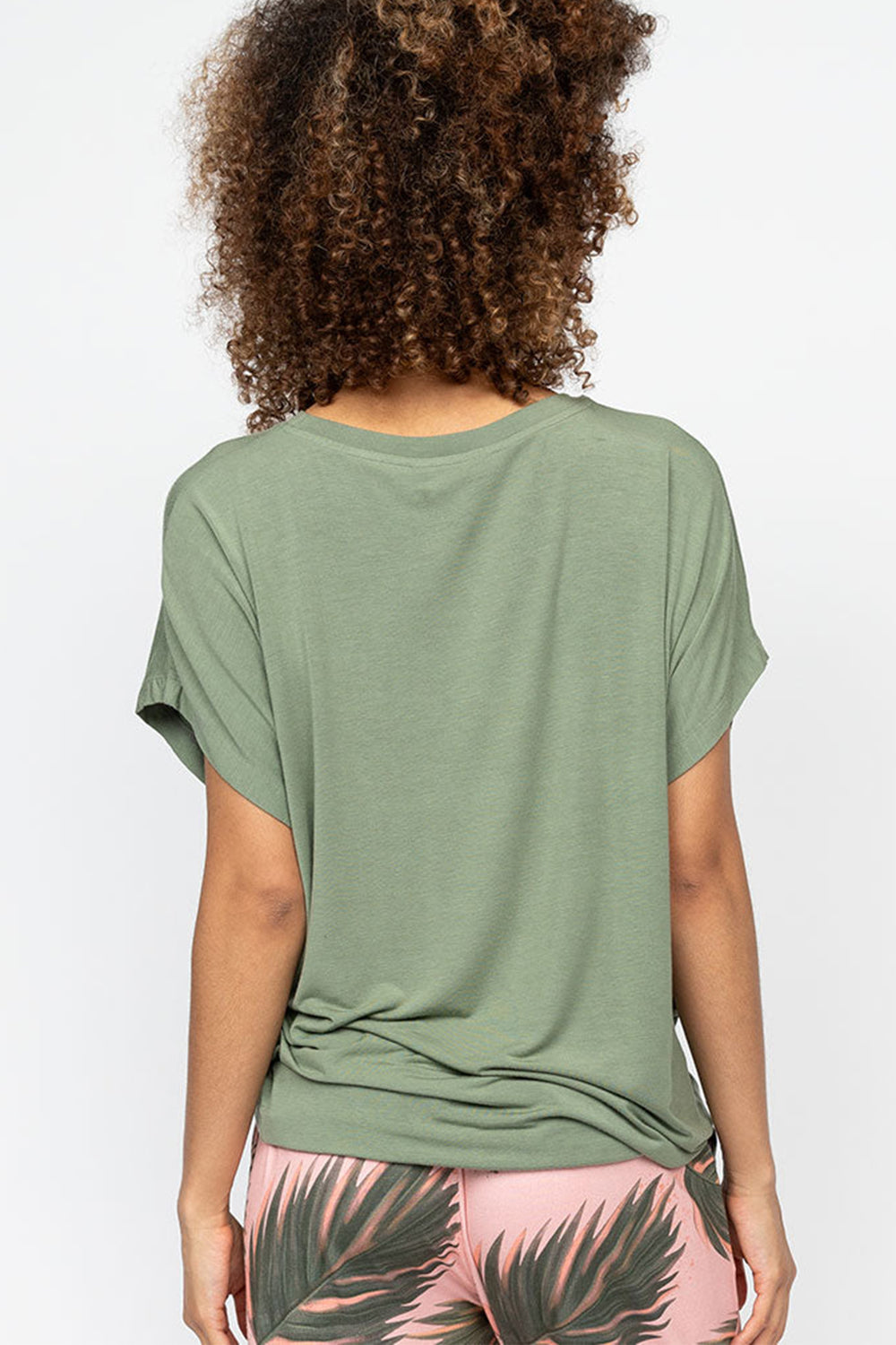 Cyberjammies Lea Pyjama Top Sage Green Slouch Jersey 0700 - Shirley Allum Boutique
