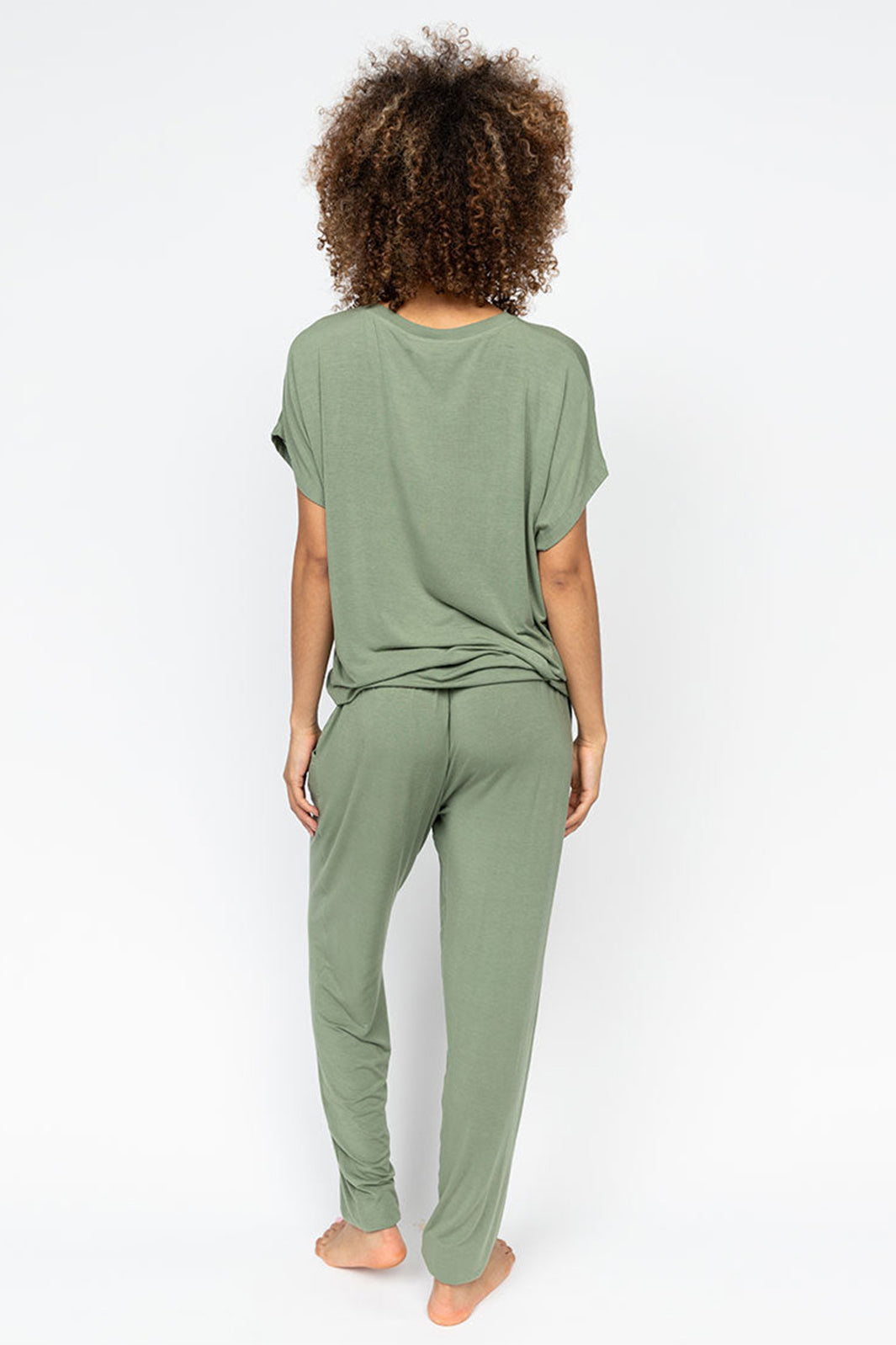 Cyberjammies Lea Pyjama Top Sage Green Slouch Jersey 0700 - Shirley Allum Boutique
