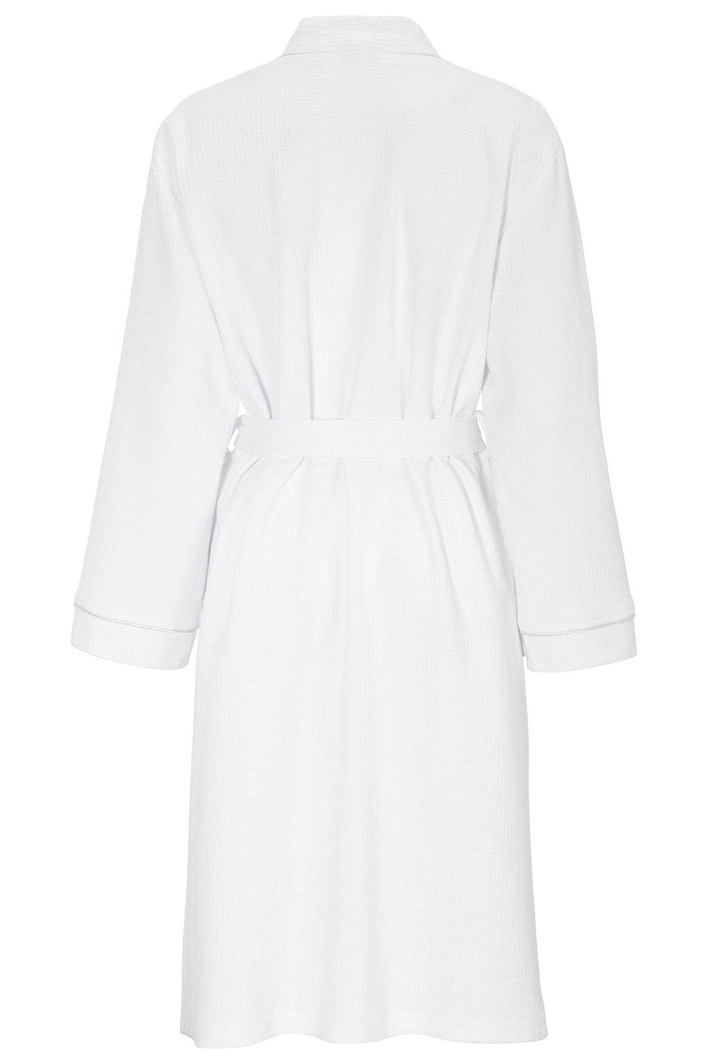 Damella 99206 001 White Waffle Knit Robe - Shirley Allum Boutique