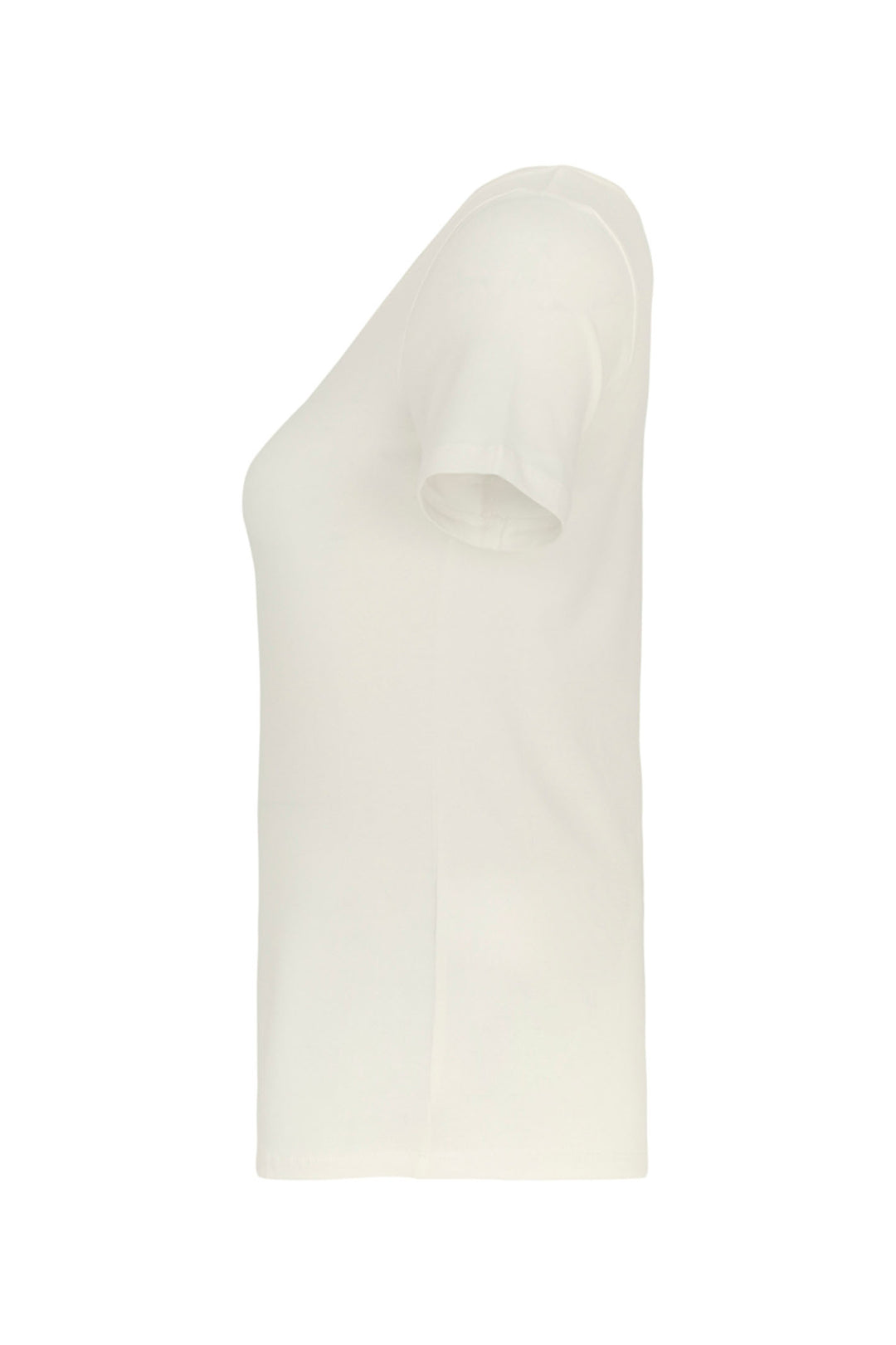 Dolcezza 24500 Off White Round Neck Short Sleeve Top - Shirley Allum Boutique