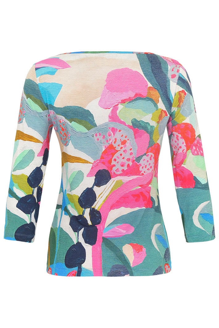 Dolcezza 24672 Simply Art Irene Guerriero Rumba Multi Coloured Top - Shirley Allum Boutique