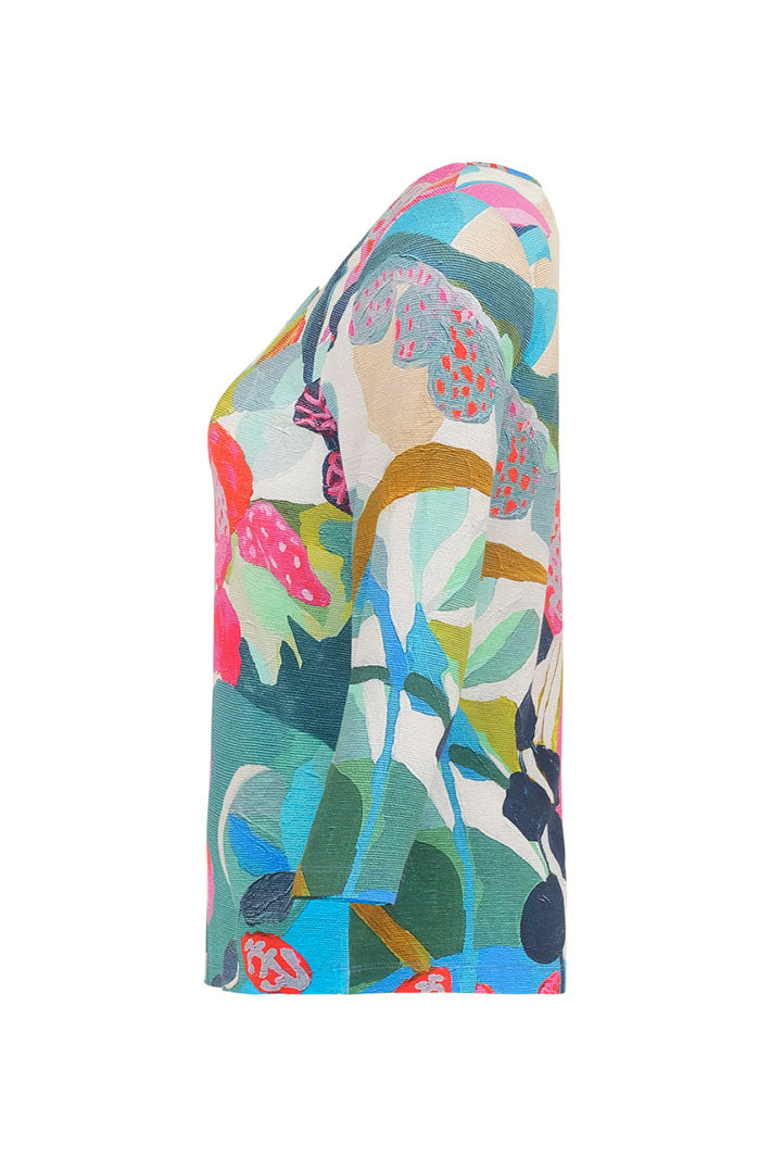 Dolcezza 24672 Simply Art Irene Guerriero Rumba Multi Coloured Top - Shirley Allum Boutique