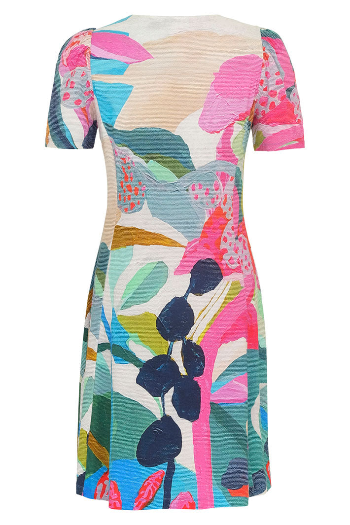 Dolcezza 24673 Simply Art Irene Guerriero Rumba Multicoloured Dress - Shirley Allum Boutique