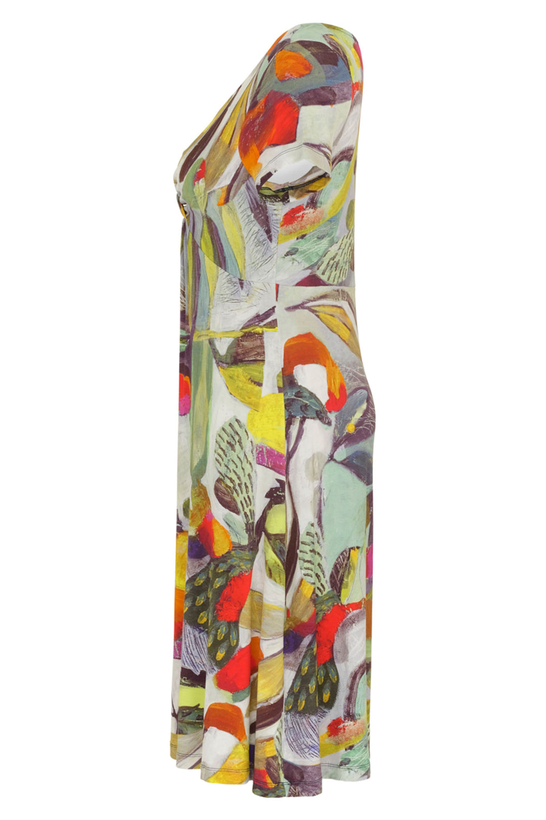 Dolcezza 24696 Simply Art Ests Macleod Botanica Multi Coloured Dress - Shirley Allum Boutique
