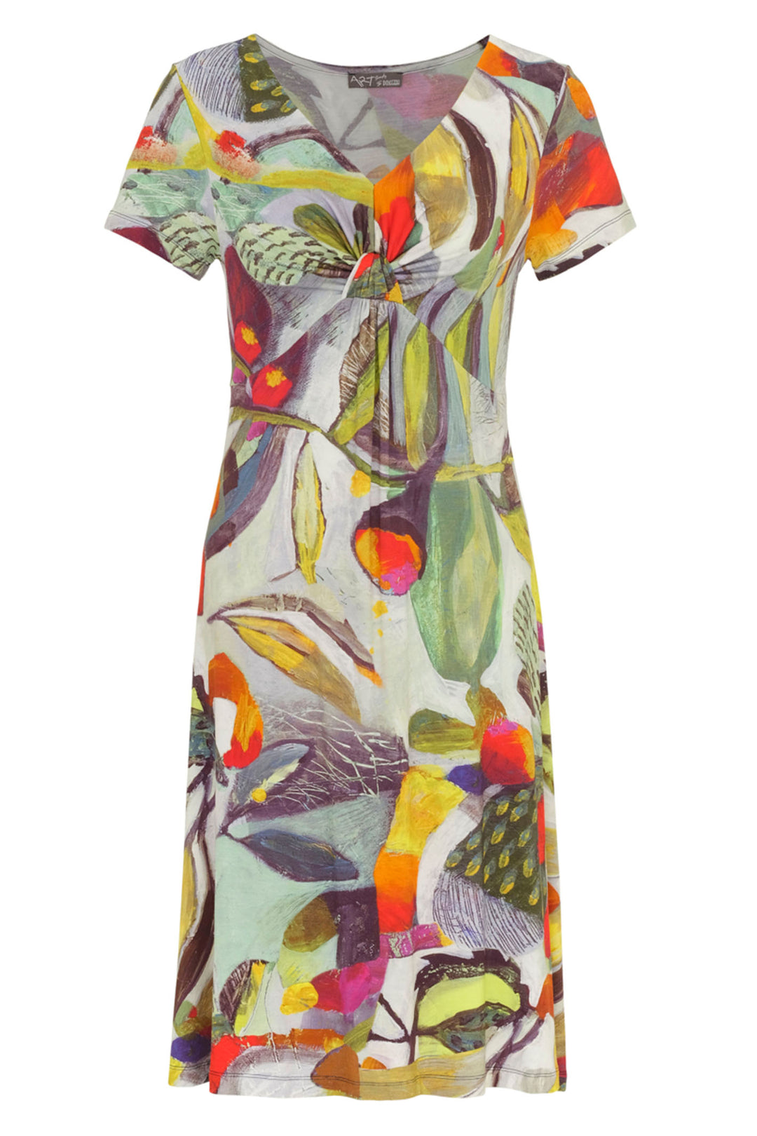 Dolcezza 24696 Simply Art Ests Macleod Botanica Multi Coloured Dress - Shirley Allum Boutique