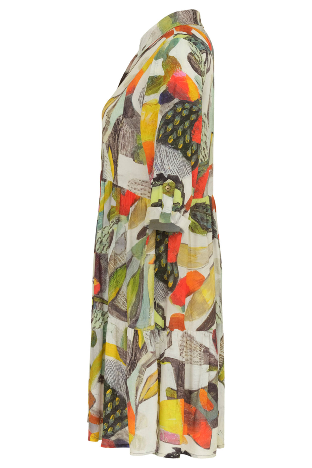 Dolcezza 24701 Simply Art Ests Macleod Botanica Multi Coloured Dress - Shirley Allum Boutique