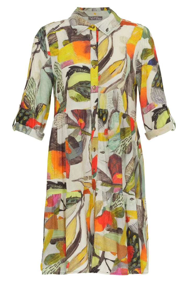 Dolcezza 24701 Simply Art Ests Macleod Botanica Multi Coloured Dress - Shirley Allum Boutique