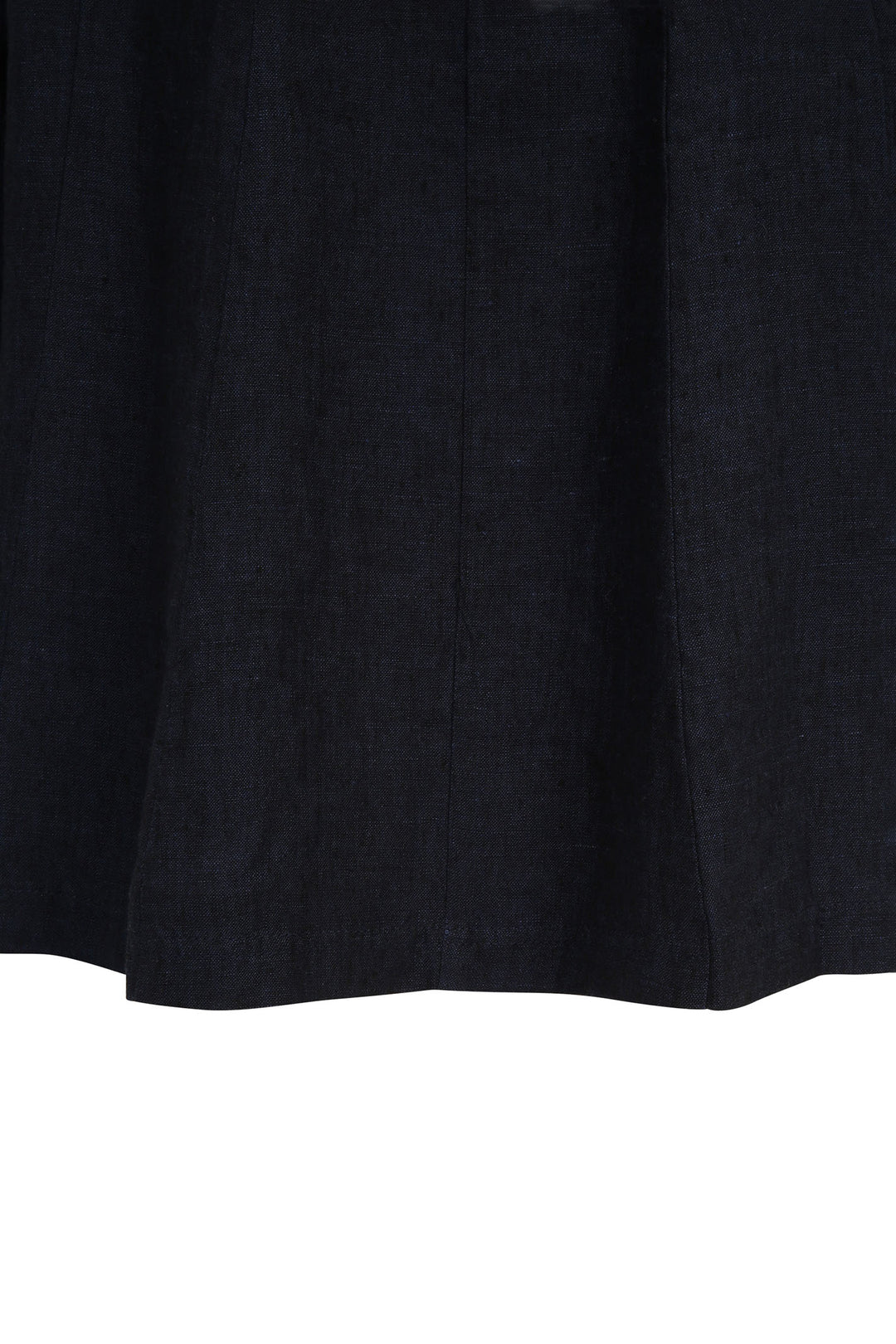 Doris Streich 319135 50 Navy Linen Zip Front Jacket - Shirley Allum Boutique